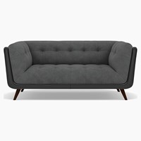 Grey 2 seater sofas