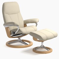 Recliner chairs with footstools