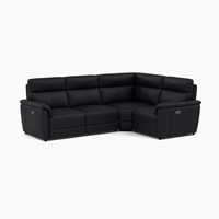 Black corner sofas