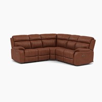 Brown corner sofas
