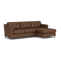 Leather chaise sofas