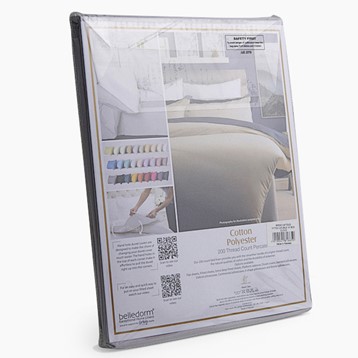 Percale Cloud Extra Deep Fitted Sheet Image