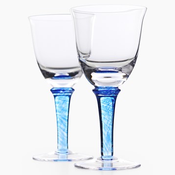 Denby Imperial Blue White Wine Glass - Set of 2 Image