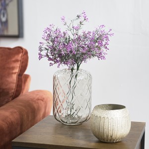 Quadrant Smoked Glass Vase Image