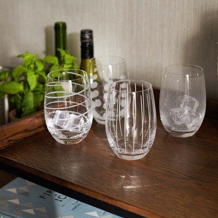 Mikasa Cheers Stemless Wine Glasses - Set of 4 primary image