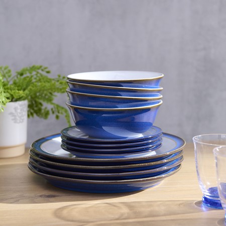 Denby Imperial Blue 12 Piece Tableware Set primary image