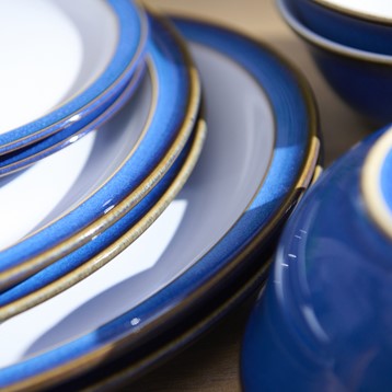 Denby Imperial Blue 12 Piece Tableware Set Image