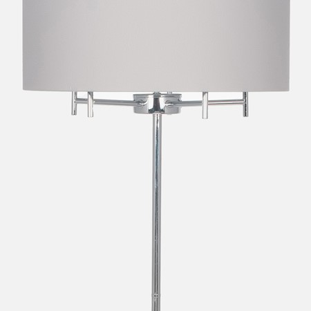 Silver 5 Light Metal Floor Lamp image