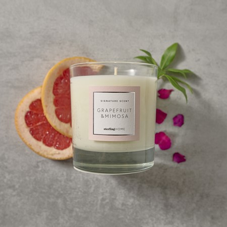 Sterling Home Fragrance Grapefruit & Mimosa Candle primary image