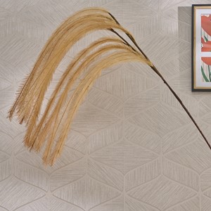 Ochre Faux Feather Grass Spray Image