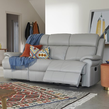 Bacchus 3 Seater Manual Recliner Sofa lifestyle image