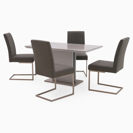 Breeze Dining Table & 4 Chairs Set primary image