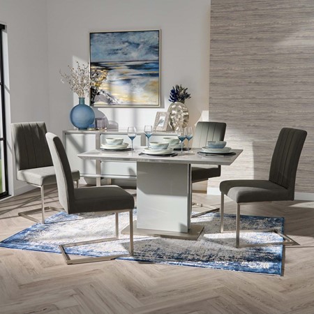 Breeze Dining Table & 4 Chairs Set image